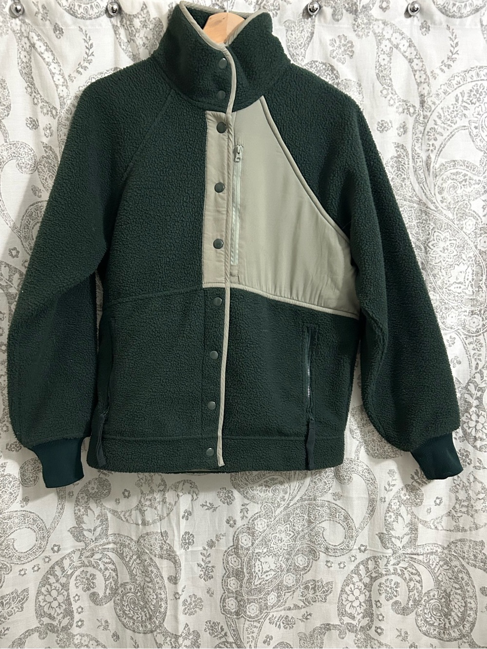 Alder Apparel Dark Green Sherpa Jackey